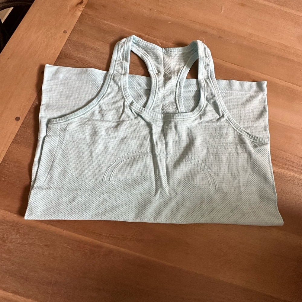 lululemon athletica Light Blue AquaTank Top